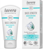 Drėkinamasis veido kremas "Basis Sensitive", Lavera