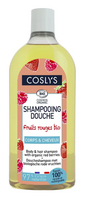 Šampūnas ir kūno prausiklis su raudonomis uogomis, ekologiškas, Coslys, 750ml