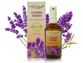 Levandų vanduo (hidrolatas), Saflora, 100 ml