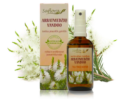 Arbatmedžių vanduo (hidrolatas) Saflora, 100 ml
