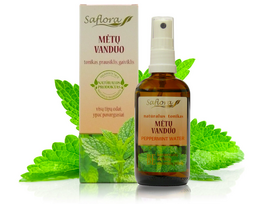 Mėtų vanduo (hidrolatas) Saflora, 100 ml