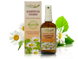 Ramunėlių vanduo (hidrolatas) Saflora, 100 ml