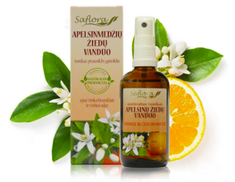Apelsinmedžių žiedų vanduo (hidrolatas) Saflora, 100 ml