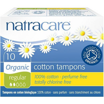 Tamponai Regular NATRACARE, 10 vnt.