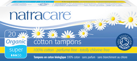 Tamponai „Super“ (3 lašai) NATRACARE, 20 vnt.