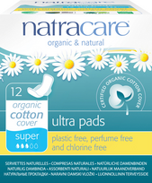 Higieniniai įklotai su sparneliais Ultra Super NATRACARE, 12 vnt.
