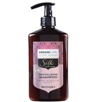 Skystas šampūnas Arganicare Silk, atgaivinantis ir drėkinantis sausų plaukų priežiūrai
