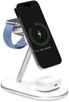 Ładowarka bezprzewodowa 3 w 1 Puro Mag Station Qi2 kompatybilna z MagSafe - biała | 8018417500398 | 8018417500398