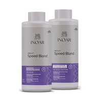 INOAR Absolut Speed Blond Duo Kit šampūno ir kondicionieriaus rinkinys šviesiems plaukams, 2 x 800 ml