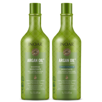 INOAR Argan Oil Duo Kit - intensyviai drėkinantis rinkinys su Argano aliejumi, 2x1000 ml