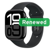 Grade C | Apple Watch Series 10 LTE 46mm | Retina OLED LTPO | LTE | Jet Black | watchOS | Apple Renew