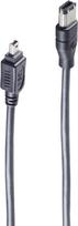 shiverpeaks BS77213 - FireWire 400 (IEEE 1394/IEEE 1394a) - 4-p - 6-p - Schwarz - Männlich/Männlich - 400Mbit/s (BS77213)