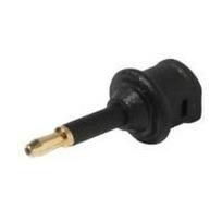 shiverpeaks BASIC-S Adapter Toslink Kupplung - 3,5 mm Klinkenstecker, im Polybeutel mit Eurolochung (BS69050)