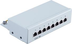 shiverpeaks ®-BASIC-S--cat 5e Patchpanel, geschirmt, 8 Ports (BS75058)