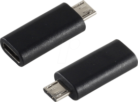 shiverpeaks BS14-05019 Kabeladapter USB Micro-B USB Typ-C Schwarz (BS14-05019)