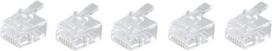 shiverpeaks BASIC-S Modular-Stecker RJ12, ungeschirmt 6-polig, 6 Kontakte belegt, vergoldete Kontakte, im Poly- (BS72050-5)