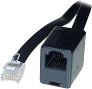 shiverpeaks BASIC-S Modular-Verlängerungskabel, 6,0 m RJ12 Stecker - Kupplung - 1 Stück (BS70226-6/6)