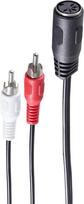 shiverpeaks BS10501 Audio-Kabel 0,2 m DIN (5-pin) 2 x RCA Schwarz (BS10501)