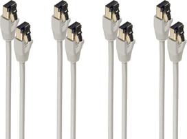 shiverpeaks BS08-41000-4 Netzwerkkabel Grau 0,25 m Cat8.1 F/FTP (FFTP) (BS08-41000-4)