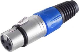 shiverpeaks ®-BASIC-S--XLR-Kupplung, blau (BS55022-B)