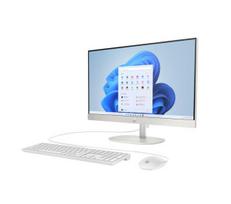 HP All-in-One 24-cr0242ng 23,8 FHD Touch, Core i3-N300, 8GB RAM, 256GB SSD, DOS, Weiß