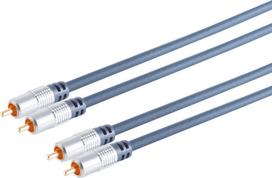 shiverpeaks SP40110 Audio-Kabel 10 m 2 x RCA Blau (40110-MHQ)