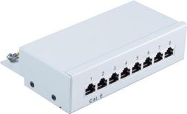 SHVP BS75060 - Patchpanel 8-Port Cat.6 1 HE - Patch-Panel (BS75060)