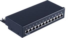 SHVP BS75072 - Patchpanel 12-Port Cat.6 1 HE - Patch-Panel (BS75072)