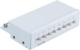SHVP BS75075 - Patchpanel 8-Port Cat.6a 1 HE - Patch-Panel (BS75075)