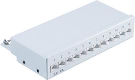 SHVP BS75077 - Patchpanel 12-Port Cat.6a 1 HE - Patch-Panel (BS75077)