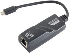 shiverpeaks BASIC-S USB Adapter, C-Stecker - RJ45-Kupplung Anschlüsse: USB 3.1 C-Stecker auf RJ45 Gigabit Ethernet, - 1 Stück (BS13-50018)