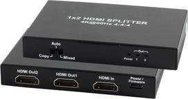 SHVP SP05-10001 - HDMI Splitter 4K/2K 60 Hz HDR 2,50cm (1) 2out (SP05-10001)