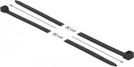 Delock - Kabelbinder - UV-resistant - 92cm - Schwarz (Packung mit 10) (19563)