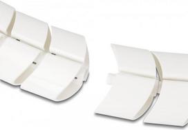 Delock - Cable duct extension element - weiß (Packung mit 5) (20803)
