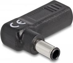 Delock - Netzteil - USB-C (W) zu Gleichstromstecker 6,0 x 4,3 mm (M) - 19.5 V - 3 A - gewinkelt - Schwarz