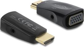 Delock HDMI zu VGA Adapter mit Audio (61082)