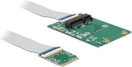 DeLOCK Converter M.2 Key A+E male > 1 x Mini PCIe Slot - Interne Bus-Erweiterung