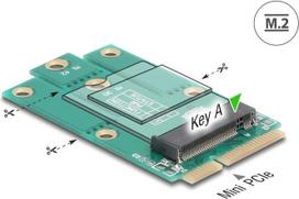 Delock 64339 - Adapter Mini PCIe Stecker> M.2 Key A Slot (64339)
