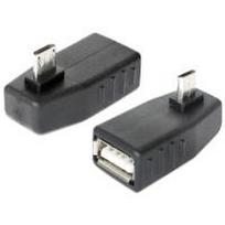 DeLOCK - USB-Adapter - 5-polig Micro-USB Typ B (M) - USB Typ A, 4-polig (W) (USB2.0 OTG) - 90-Grad-Anschluss (65474)