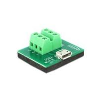 Delock Adapter Micro USB Buchse > Terminalblock 6 Pin (65517)