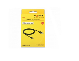 DeLOCK - Video- / Audio-Adapter - MHL - 5-polig Micro-USB Typ B (M) - HDMI, 19-polig, 5-polig Micro-USB Typ B (W) - 20cm - Schwarz - für Smartphones (65643)