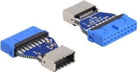 Delock - USB-Adapter - 19-poliger USB 3,2 Header (W) zu 20 pin Key A (W) 0,9 A (66233)