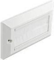 DeLOCK Cable Management Cover 146 x 86 mm with white Brush Strips - Abdeckung Kabel-Aufbewahrungspaneel - geeignet für Wandmontage - weiß