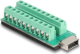 Delock USB Typ-E Key A Buchse zu Terminalblock Adapter 20 Pin - Adapter - Digital/Daten (67189)