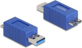 Delock USB 5Gbps Adapter Typ-A Stecker zu Micro-B gekreuzt (67214)