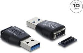 Delock Adapter USB 10Gbps USB Typ-A Stecker zu USB 10Gbps Typ-E Key A Buchse (67339)
