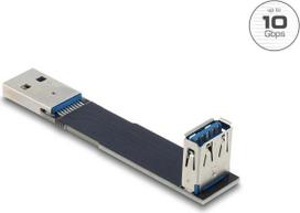Delock USB 10Gbps Adapter Typ-A Buchse zu Stecker gewinkelt 90° (67423)