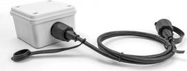 DeLOCK Netzwerkkabel RJ45 Stecker zu RJ45 Stecker Cat.6 STP mit Verschlusskappe Outdoor IP68 staub- und wasserdicht schwarz 3 m (80168)