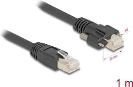 Delock Kabel RJ45 Stecker zu mit Schraubenabstand 20 mm für GigE Kamera Cat.6A (80477)