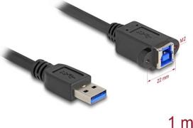 Delock 80485 - USB 3.0 Kabel A Stecker auf B Buchse 1.0 m - Kabel - Digital/Daten (80485)